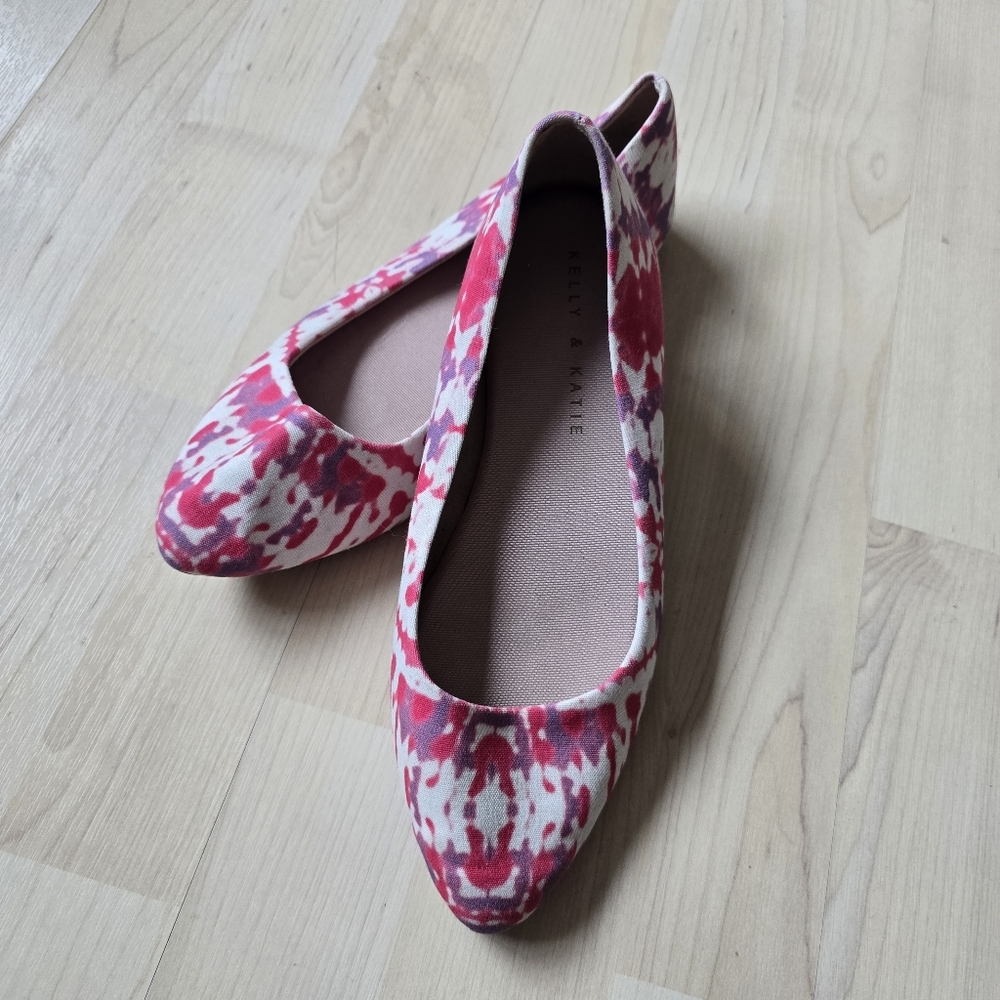Kelly And Katie Decotis Ballet Floral Flats Size 6